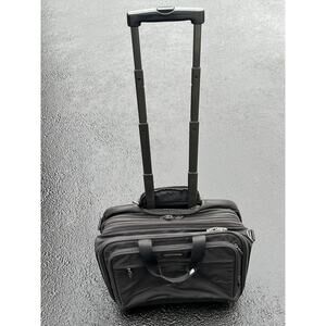 Dakota 17" Weekender Carryon Overnight Ballistic Nylon Briefcase Bag Black